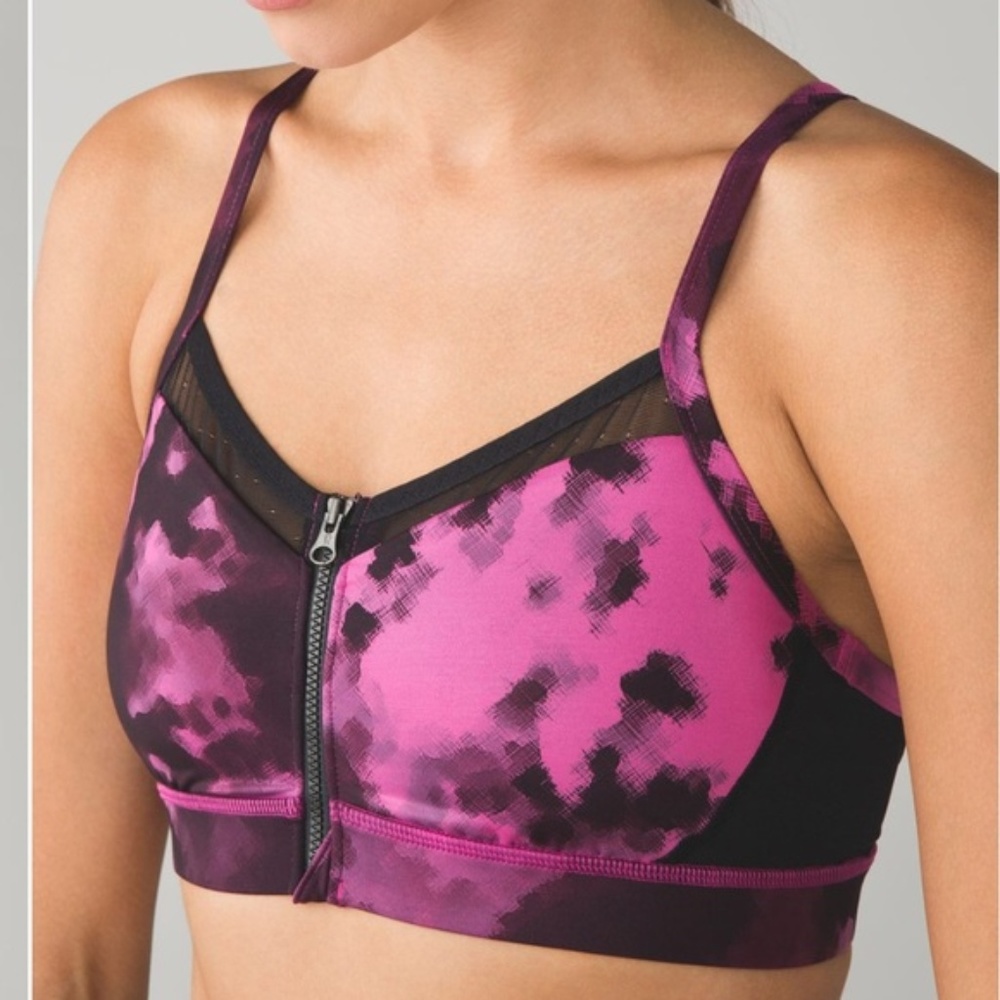 Lululemon Sweaty Endeavor Bra Blooming Pixie